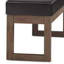 Milltown - Upholstered Ottoman Bench by Unique Piece Furniture
