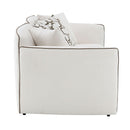 Yolanda - Loveseat With 4 Pillows - Beige Chenille by Unique Piece Furniture