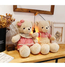 GobekUsa 80cm Couple Bear Plush Toys Christmas Gift