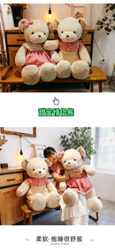 GobekUsa 80cm Couple Bear Plush Toys Christmas Gift