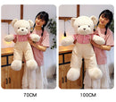 GobekUsa 80cm Couple Bear Plush Toys Christmas Gift