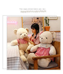 GobekUsa 80cm Couple Bear Plush Toys Christmas Gift
