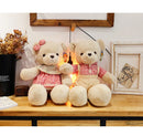 GobekUsa 80cm Couple Bear Plush Toys Christmas Gift