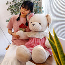 GobekUsa 80cm Couple Bear Plush Toys Christmas Gift