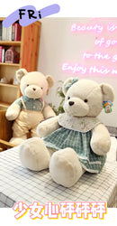 GobekUsa 80cm Couple Bear Plush Toys Christmas Gift