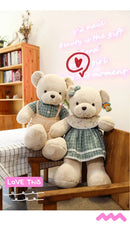 GobekUsa 80cm Couple Bear Plush Toys Christmas Gift