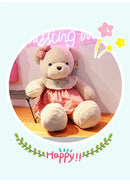GobekUsa 80cm Couple Bear Plush Toys Christmas Gift