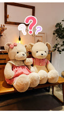 GobekUsa 80cm Couple Bear Plush Toys Christmas Gift