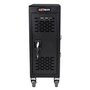 16-Compartment Removable Locking Charging Cabinet for Laptop, Chromebook-Black