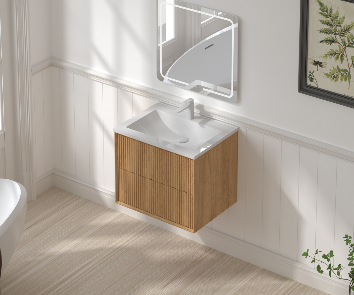 24" Floating Bathroom Vanity Set, photo 3 of 10