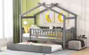 Creativity House Bed With Twin Size Trundle by HouseOfZazla