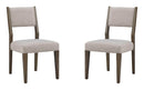 Kavanaugh - Dining Side Chair With Upholstered Seat& Back With o Slats (Set of 2) - Gray