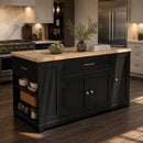 52" Kitchen Island Cabinet with Storage