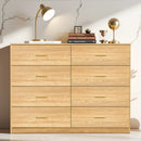 Modern Drawer Dresser For Bedroom, Ample Storage Wide Chest Of Drawers by Unique Piece Furniture