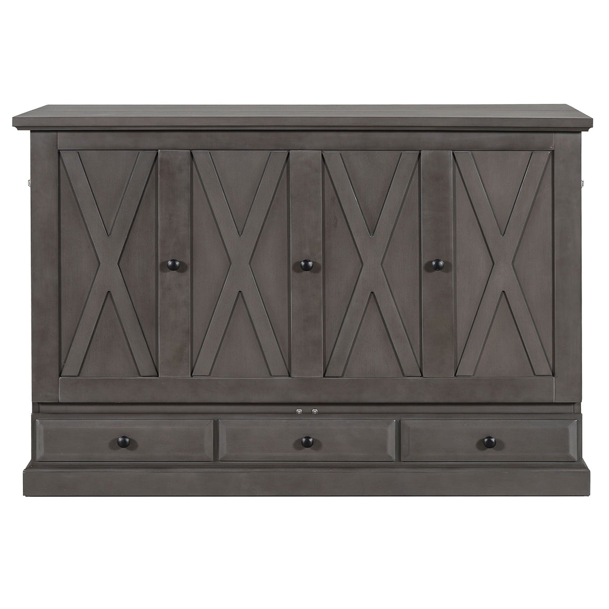 Murphy Bed Chest Cube Cabinet With Charging Station And Large Storage Drawer, photo 16 of 22