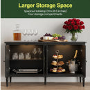Vintage Buffet Cabinet With Adjustable Shelves by HouseOfZazla