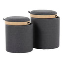 Tray - Contemporary Nesting Ottoman Set by HouseOfZazla