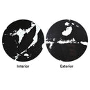 Yescom Round Glass Vessel Sink Bathroom Bowl Lavatory Basin Marbling