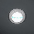 Yescom Oval Tempered Glass Bathroom Vanity Sink Grey 22x14"