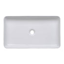 Aquaterior Rectangular Sink Porcelain w/ Drain 23x13"