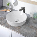 Aquaterior Bathroom Sink Vessel Bowl Pop Up Drain 16" by yescomusa