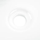 Aquaterior 19x15 Porcelain Bathroom Sink White Lavatory Basin