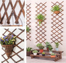 Wooden Lattice Wall 4Pack-Expandable Plant Garden Trellis for Climbing Plants Outdoor Air Plant Vertical Rack Wall Decor for Room Patio by GreenHaven Gardens