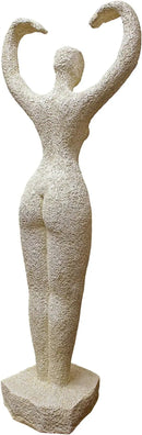 Design Toscano Neolithic Style Gaia Earth Mother Woman Indoor/Outdoor Garden Statue, 40 inches tall, Cast Stone Resin, Rough Stone Finish by GreenHaven Gardens