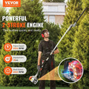 VEVOR 5-in-1 26cc 2 Cycle Gas Powered Dual Sided Hedge Trimmer, Weed Eater, String Trimmer, Edger, Pole Saw Chainsaw Pruner with EPA, CE and EMC Certification by GreenHaven Gardens