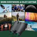 Aurosports 16x32 Compact Binoculars for Adults and Kids - High Powered Small Binoculars with Low Light Vision - Easy Focus Lightweight binos for Bird Watching Hunting Travel Hiking by TinyTreasures Baby Boutique