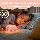 DREAMING MY DREAM Cute Axolotl Night Light, LED Squishy Novelty Animal Night Lamp, 3 Level Dimmable Nursery Nightlight for Breastfeeding Toddler Baby Kids Decor, Cool Gifts Kids (Axolotl) by TinyTreasures Baby Boutique