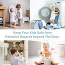 Child Proof Door Knob Covers (4 Pack), Toddler Door Locks, Baby Proof Safety Locks for Doors, Easy Install & No Tools Needed by TinyTreasures Baby Boutique