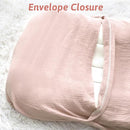 Hooyax Muslin Baby Lounger Cover 1 Pack, 100% Cotton Soft & Breathable Infant Lounger Covers Only for Newborn (Light Pink) by TinyTreasures Baby Boutique