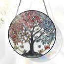 Tree of Life Garden Sun Catcher, Stained Glass Window Hanging, Suncatchers for Windows Hanging, for Friends, Family, and Women 6.31 * 6.31 by GreenHaven Gardens