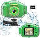 Agoigo Kids Waterproof Camera - Children Underwater HD Video Digital Camcorder, Portable Travel Toy for Toddler - Ideal Christmas Birthday Gifts for Boys Girls Age 3-12 with 32GB Card (Green) by TinyTreasures Baby Boutique