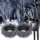 Solar String Lights Outdoor, 2 Pack 200 Led Solar Fairy Lights for Outside Waterproof 145ft Cool White Solar Lights 8 Lighting Mode Solar String Lights for Outside,Garden,Courtyards,Trees by GreenHaven Gardens