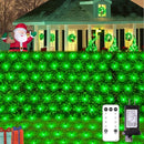 JMEXSUSS 360 LED Green Net Lights Outdoor, Connectable 12ft x 5ft Christmas Net Lights Plug in with Remote, 8 Modes Waterproof Green Christmas Lights for Bushes Christmas Halloween Decorations by GreenHaven Gardens