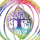 VP Home Tree of Life Dreamcatcher with Feathers Kinetic Wind Spinners - Native American Garden Decor - Sculpture Spinner for Yard and Garden Outdoor - Metal Large Hanging Dreamcatcher - 10"W x 16.5"H by GreenHaven Gardens