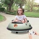 12V Electric Ride on Bumper Car for Toddlers, Kids Bumper Car with Remote Control, 360 Degree Spin, LED Lights, Dual Joysticks, Safety Belt for 18+ Months Kids, Green by TinyTreasures Baby Boutique