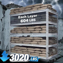 REIBII Garage Shelving, 5 Tier Storage Shelves Load 3020LBS, Adjustable Garage Shelving Heavy Duty, Metal Shelves Unit for Basement, Warehouse, 48" W x 72" H x 24" D, Galvanized by CozyNest Decor