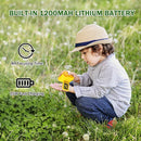 1000X Handheld Microscope for Kids, 4K 2.0" Screen Mini Pocket Microscope with 6 Adjustable LED Lights, Edu Science Birthday Gifts for Kids Ages 8-12, 32G SD Card Included - Yellow by TinyTreasures Baby Boutique