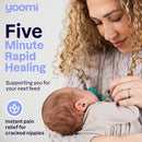 Breast Aid™ Soothing Cryogel Pads for Sore Cracked Nipples with HOCl, 10x Multiuse, Advanced Cooling Tech for Instant Relief & Repair, Rapid Hydration for Lasting Comfort for Breast Feeding Moms by TinyTreasures Baby Boutique