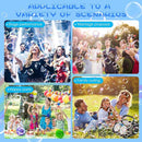 Bubble Machine Portable Bubble Machine for Kids with 2 Fans,Plug in or Battery Operated Bubble Blower,20000+ Bubbles Per Minute Bubbles for Outdoor Wedding Birthday Halloween by TinyTreasures Baby Boutique
