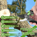 2 Pcs Pruning Shear Sturdy Steel Hand Pruner with Ergonomic Handle Efficient Gardening Shear Versatile Garden Pruner for Men Women Gardener by GreenHaven Gardens