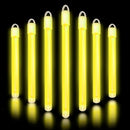 Glow Fever Glow in The Dark Sticks - 100 ct 6" Glow Sticks Bulk Party Pack with End Caps & Lanyards - Glow Party Favors for Concert, Festival, & Wedding Neon Light Sticks by Party Dragon, Yellow by TinyTreasures Baby Boutique