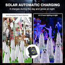 Halloween Decorations Solar Garden Lights Outdoor,6PACKS Halloween Ghost Decorations Lights with Scary Party Gifts Decor,Solar Scary Ghost Path Lights for Halloween Party Decor Cold White by GreenHaven Gardens