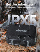 Portable Bluetooth Speaker Waterproof Wireless: IPX5 HD Sound Up to 24H Playtime, Birthday White Elephant Gifts Stocking Stuffers for Adults Teens Women Men, Cool Electronics for Outdoor Travel-Black by TinyTreasures Baby Boutique