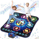 2025 Upgraded Dance Mat Toys for 3-12 Year Old Kids, Electronic Dance Pad with Light-up 8-Button Wireless Bluetooth, Music Dance with 27 Game Levels, Christmas Birthday Toy Gifts for Girls Boys by TinyTreasures Baby Boutique