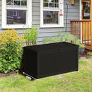 DRATO 260 Gallon Deck Box, Outdoor Large Waterproof Resin Storage Box with Lockable Lid for Patio Cushions, Gardening Tools, Sports Equipment, Black by GreenHaven Gardens