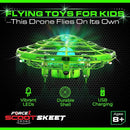 Force1 Scoot Hand Operated Drone for Kids or Adults - Hands Free Motion Sensor Mini Drones, Easy LED Indoor Rechargeable Flying Ball Drone Toy for Boys and Girls (Green) by TinyTreasures Baby Boutique